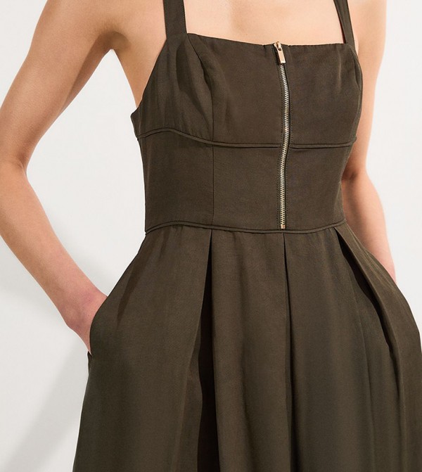 Karen Millen Karen Millen - Khaki Midi Dresses