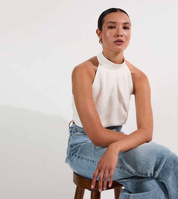 كارن ميلين كارن ميلين - أبيض Sleeveless Tops