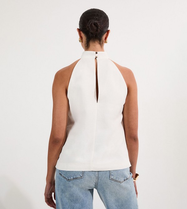 كارن ميلين كارن ميلين - أبيض Sleeveless Tops