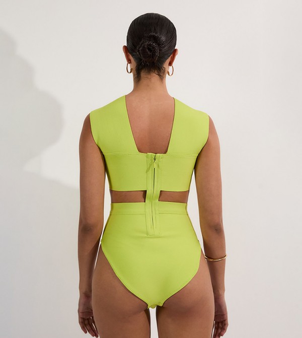 Karen Millen  Clothing - Green Swimsuit