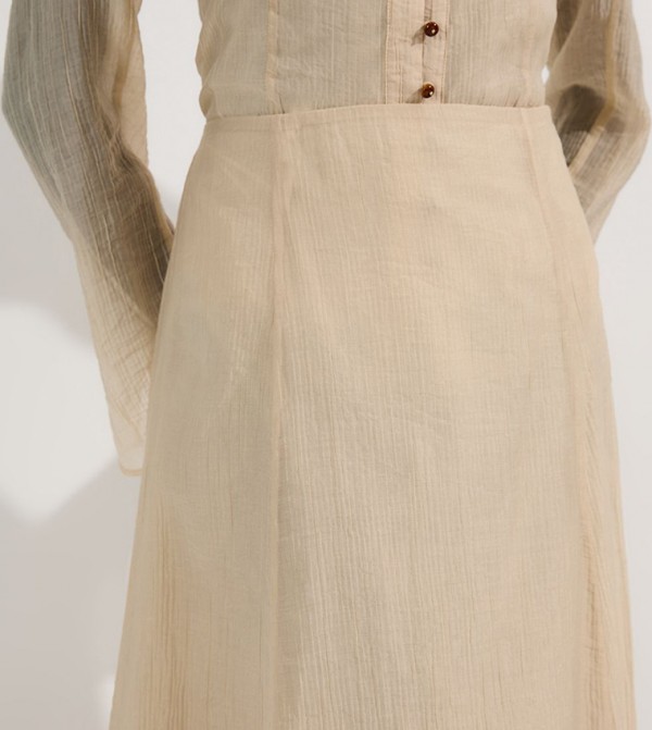 Karen Millen  Clothing - Beige Maxi Skirts
