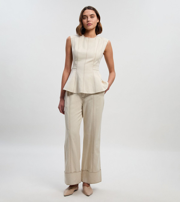 Karen Millen Karen Millen - White Sleeveless Tops