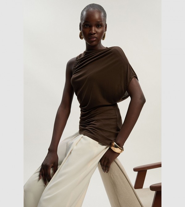 Karen Millen  Casual Tops - Brown Casual Tops