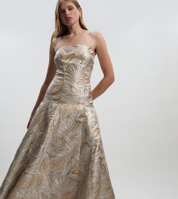 كارن ميلين كارن ميلين - ذهبي Midi Dresses