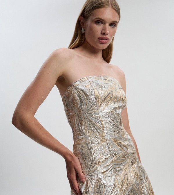 كارن ميلين كارن ميلين - ذهبي Midi Dresses