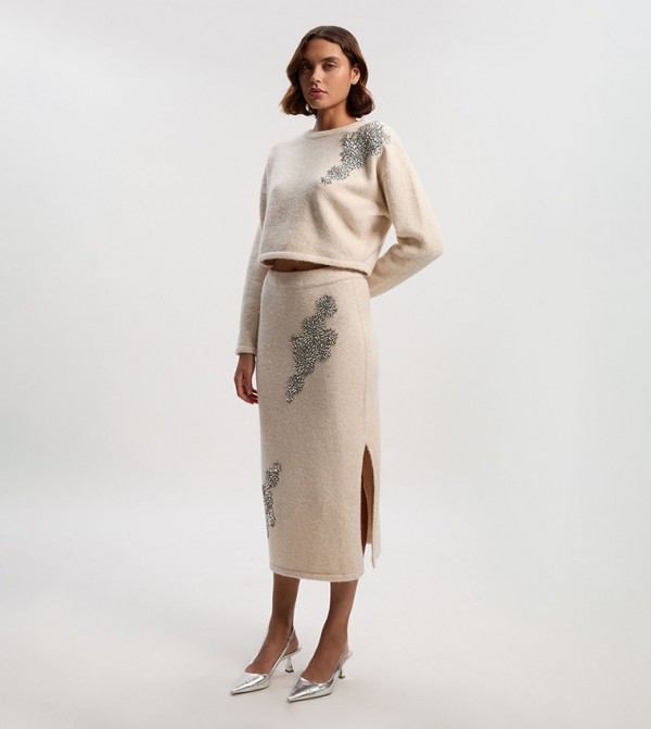 كارن ميلين  تنانير - بيج Midi Skirts
