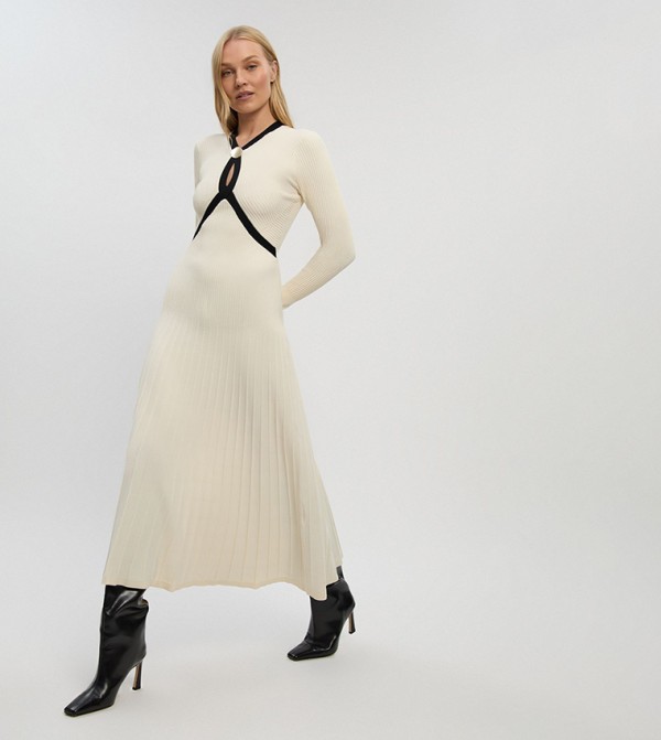 Karen Millen Dresses - Beige Midi Dresses