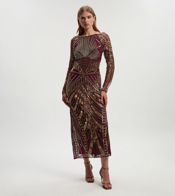 Karen Millen  Dresses - Maroon Maxi Dresses
