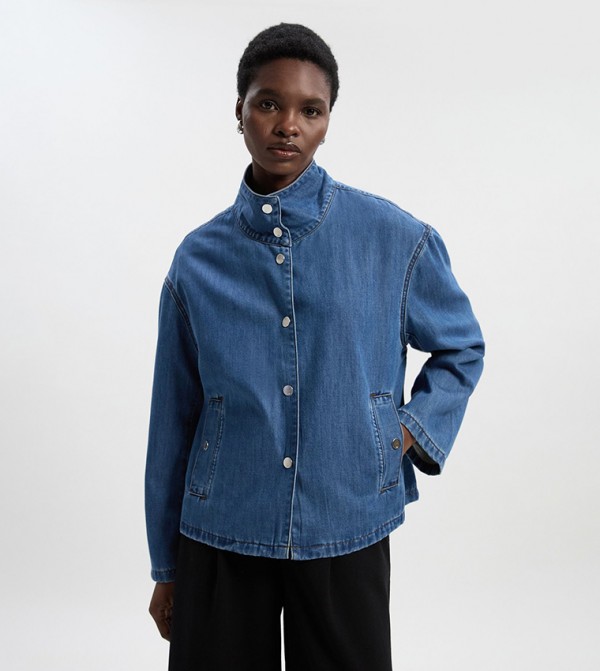 Karen Millen  Jackets & Coats - Blue Denim Jackets
