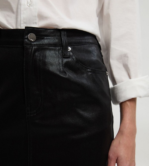 كارن ميلين  تنانير - أسود Midi Skirts