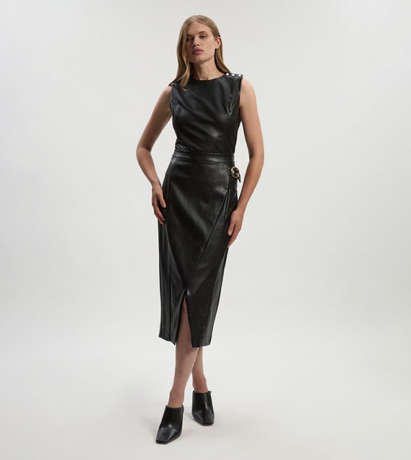 Karen Millen  Sleeveless Tops - Black Sleeveless Tops