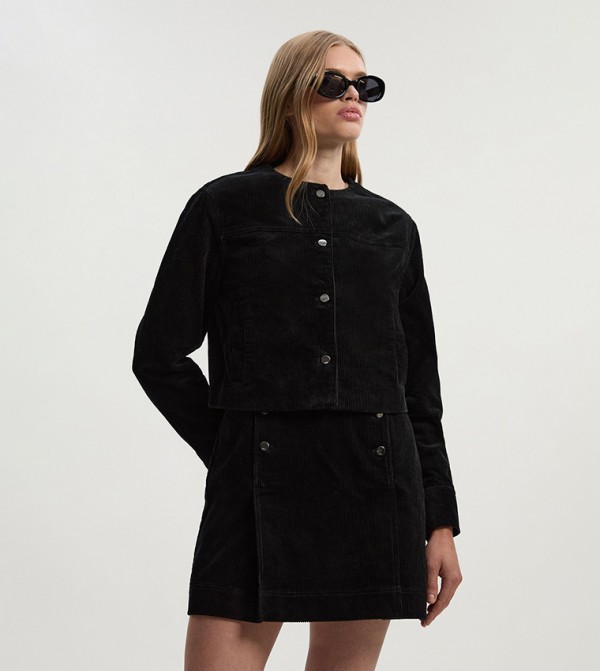 Karen Millen  Clothing - Black Casual Jackets