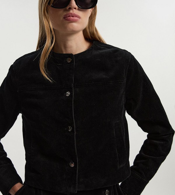 Karen Millen  Clothing - Black Casual Jackets