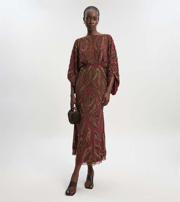 كارن ميلين  - بني  Maxi Dresses