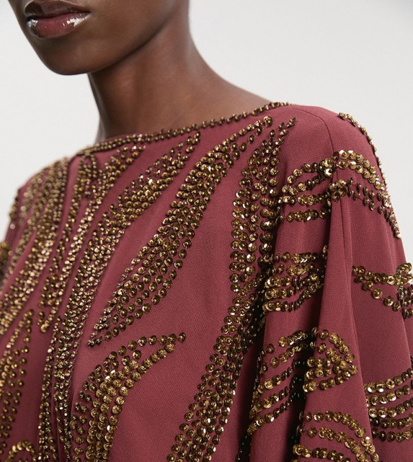 كارن ميلين  - بني  Maxi Dresses