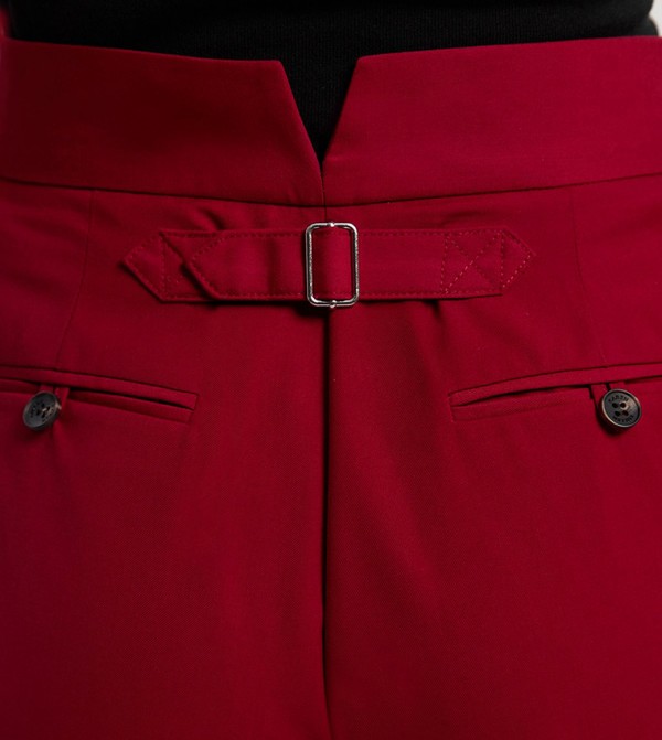 Karen Millen  Formal Pants - Red Casual Pants