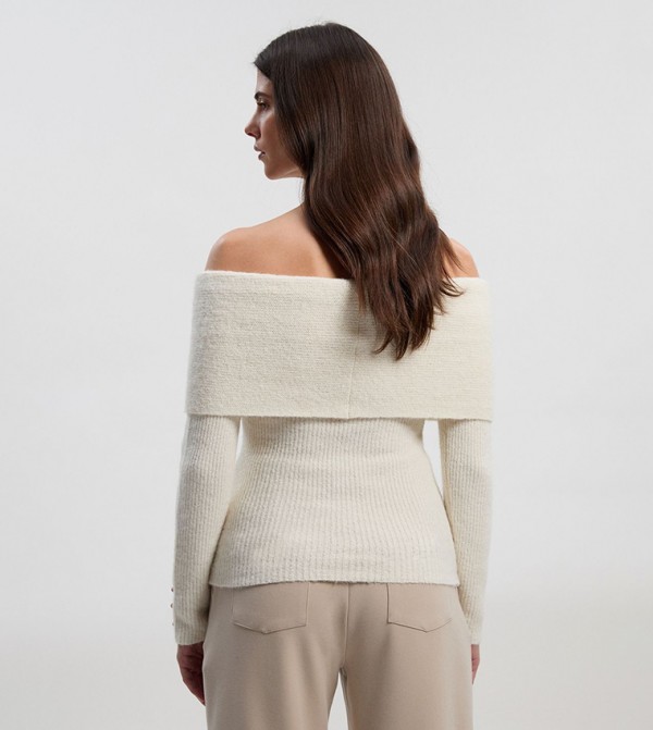 Karen Millen  Sweaters - Cream Sweaters