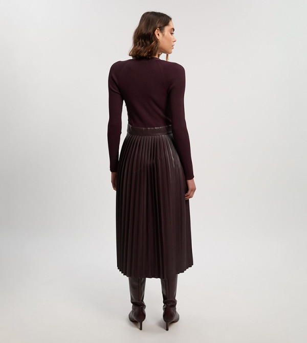 Karen Millen Karen Millen - Burgundy Midi Dresses