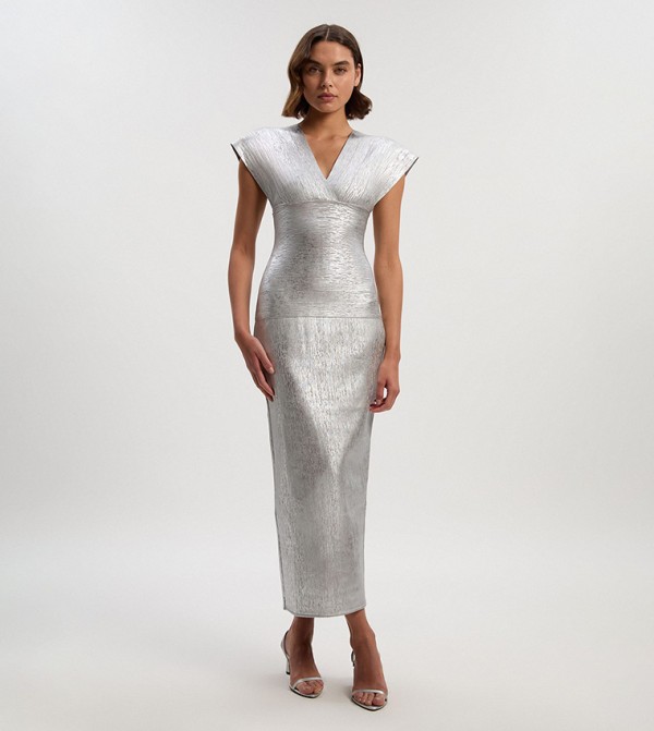 كارن ميلين كارن ميلين - فضي Maxi Dresses