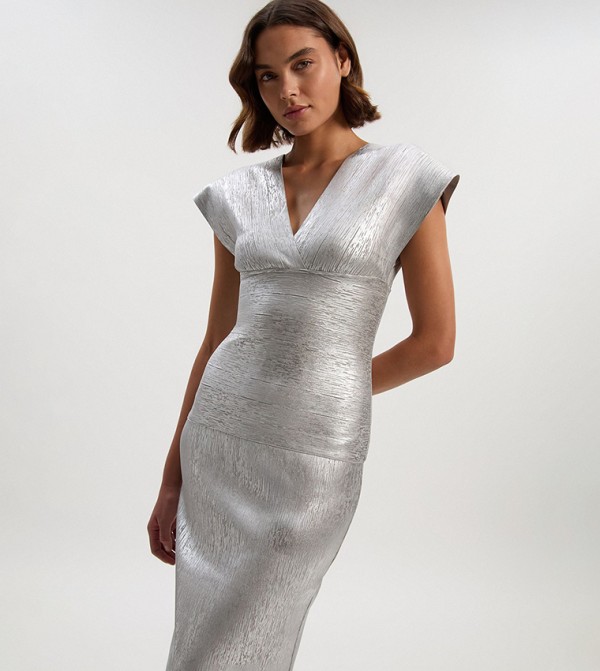 كارن ميلين كارن ميلين - فضي Maxi Dresses
