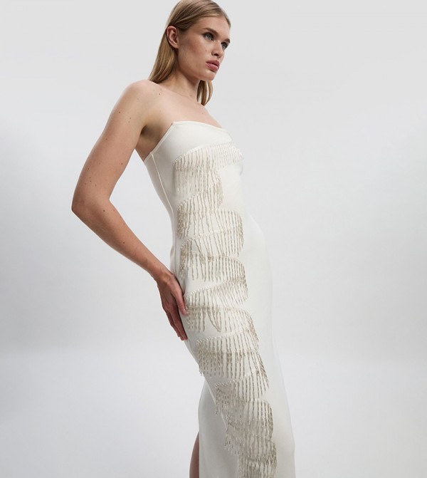 كارن ميلين كارن ميلين - أبيض Maxi Dresses