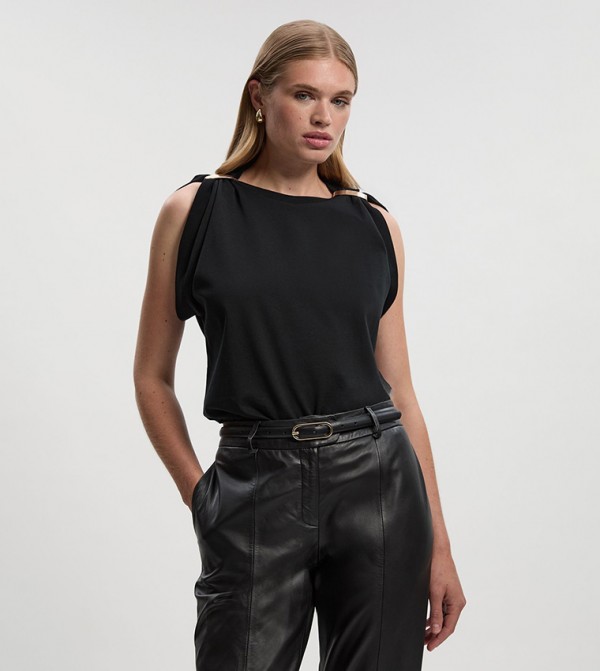 كارن ميلين كارن ميلين - أسود Sleeveless Tops