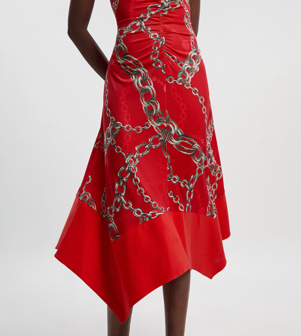 Karen Millen  Clothing - Red Midi Dresses