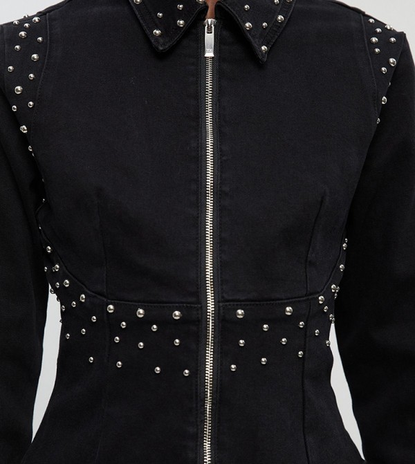 كارن ميلين ملابس - أسود جاكيتات دنيم