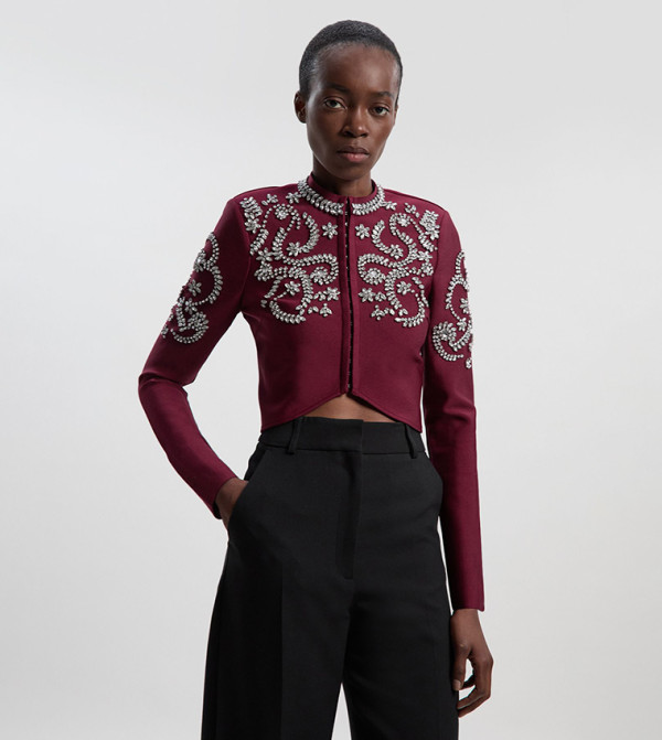 Karen Millen  Jackets & Coats - Red Casual Jackets