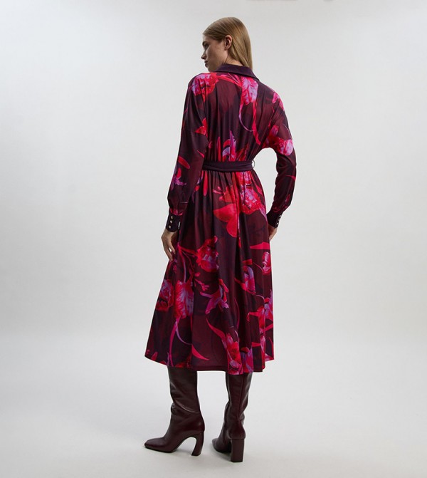 كارن ميلين كارن ميلين - بنفسجي  Midi Dresses