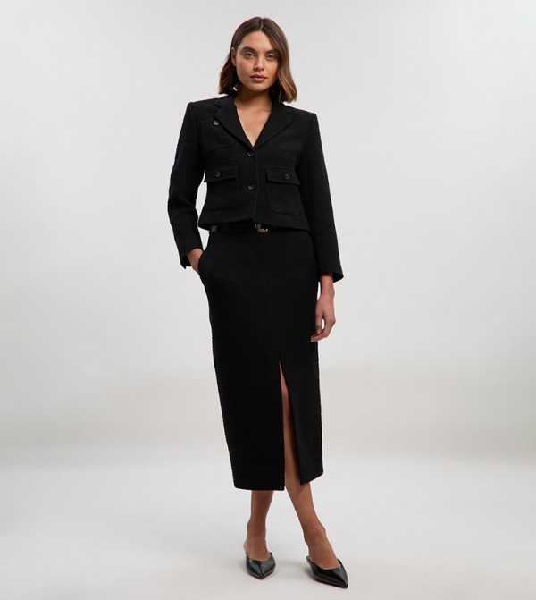 كارن ميلين  تنانير - أسود Midi Skirts