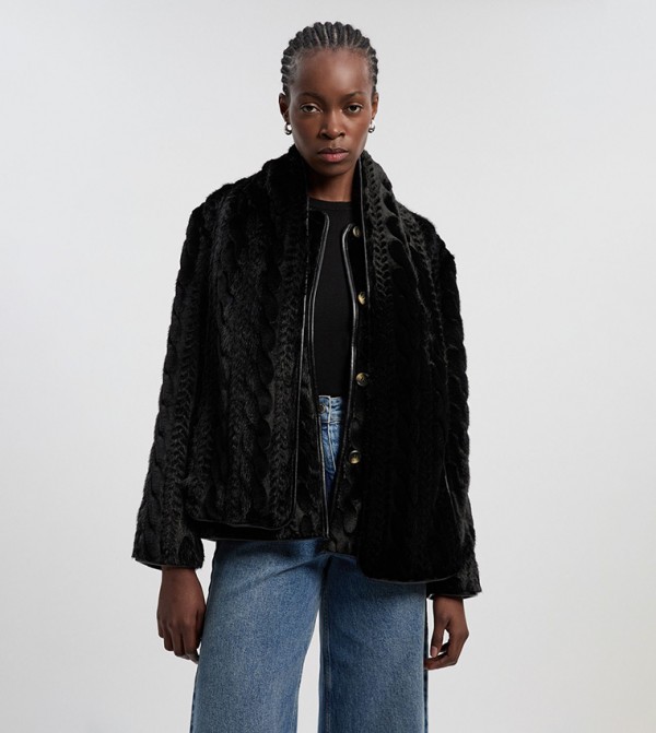 كارن ميلين جاكيتات ومعاطف - أسود معاطف