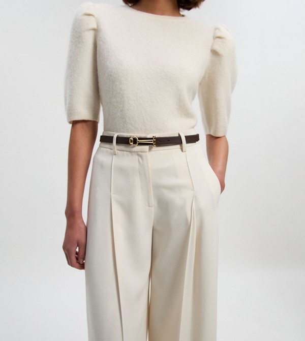 Karen Millen Belts - Brown Leather Belts