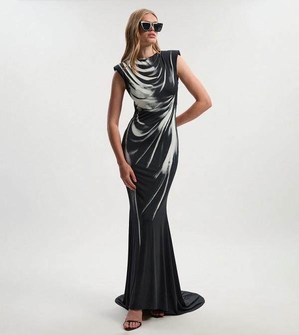 Karen Millen  Party Dresses - Black Maxi Dresses