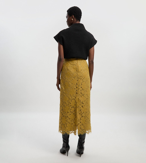 Karen Millen  Clothing - Green Midi Skirts