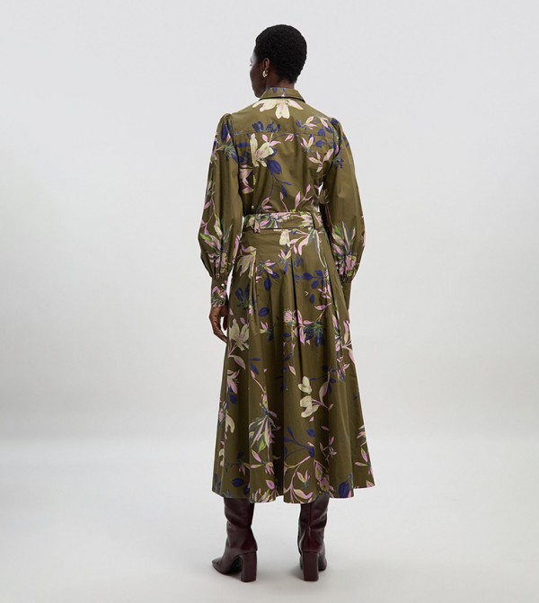 كارن ميلين  تنانير - كاكي Midi Skirts