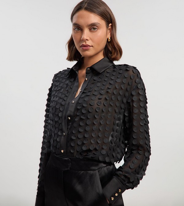 كارن ميلين  بلوزات - أسود قمصان