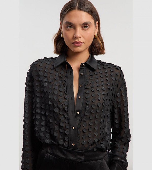 كارن ميلين  بلوزات - أسود قمصان