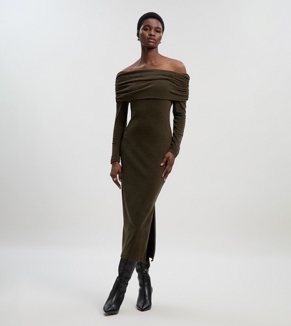 Karen Millen Dresses - Khaki Midi Dresses