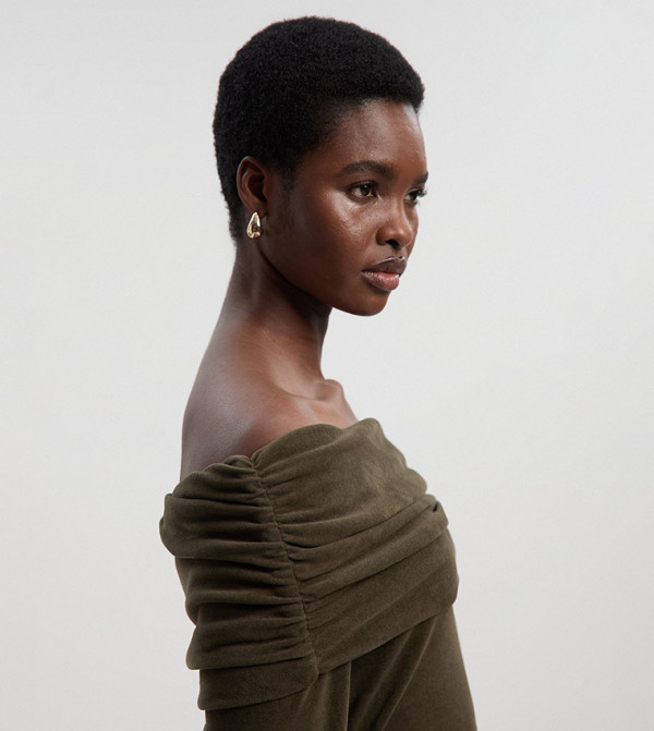 كارن ميلين  - كاكي Midi Dresses