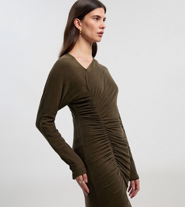 كارن ميلين فساتين - كاكي Maxi Dresses