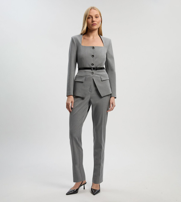 Karen Millen  - Grey Casual Pants