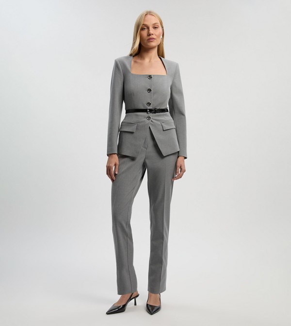 كارن ميلين  جاكيتات ومعاطف - رمادي بليزرات