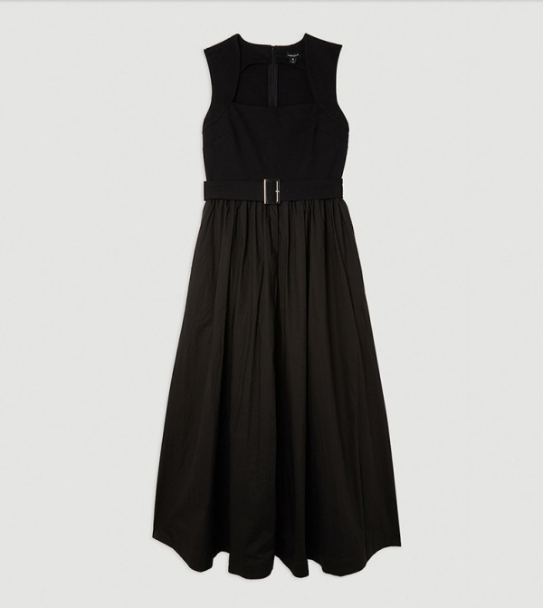 Karen Millen  Clothing - Black Midi Dresses