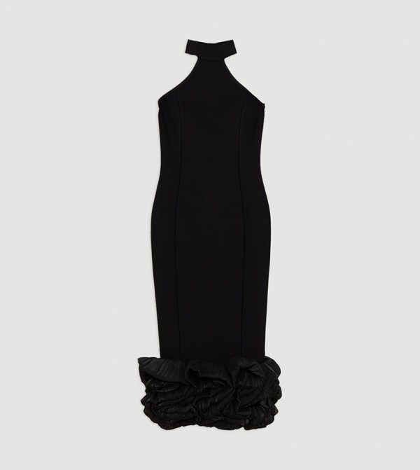 Karen Millen  Party Dresses - Black Midi Dresses
