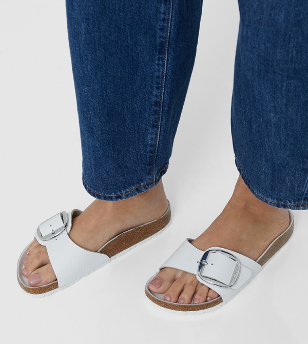 Birkenstock tabby days - White Slides