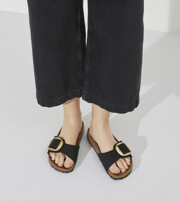 Birkenstock  - Black Flat Sandals