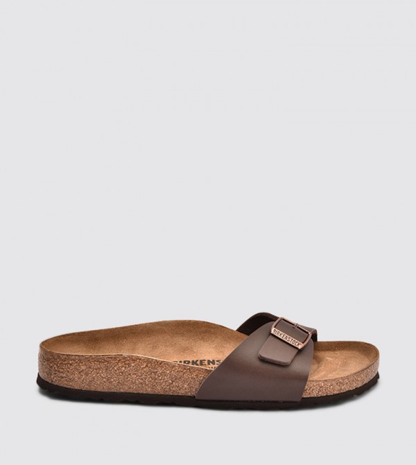 Birkenstock  Flat Sandals - Dark Brown Flats