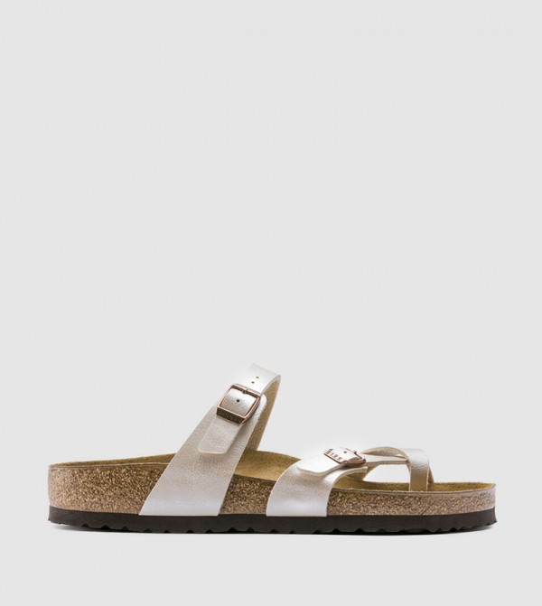 Birkenstock Birkenstock - Cream Slides