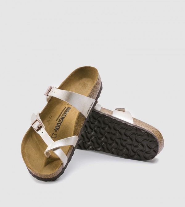 Birkenstock Birkenstock - Cream Slides